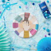 キッズハンズ紙プレート ペーパープレート (パーティー)