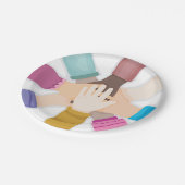 キッズハンズ紙プレート ペーパープレート (アングル)