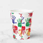 キッズハンドカラフルプリントパーティー 紙コップ (右)