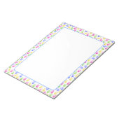 キッズハンドカラフルプリント ノートパッド (アングル)