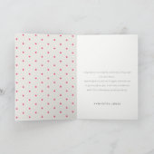 キッズハンドドローモダンドドラゴンフルーツ赤ちゃんシャワー サンキューカード (内部)