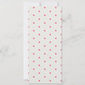 キッズハンドドローモダンドドラゴンフルーツ赤ちゃんシャワー 招待状 (裏面)