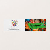 キッズハンド絵を描ズ |美術工芸品 名刺 (外部フラット)