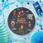 キッズハ不気味ロウィーンコスチューム誕生日紙プレート ペーパープレート (パーティー)