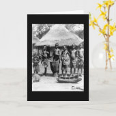 キッズバイアワヤンルーフハウス(1903年) カード (黄色い花)