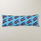 キッズバイプレーンパターカスタマイズン ボディピロー (裏面)