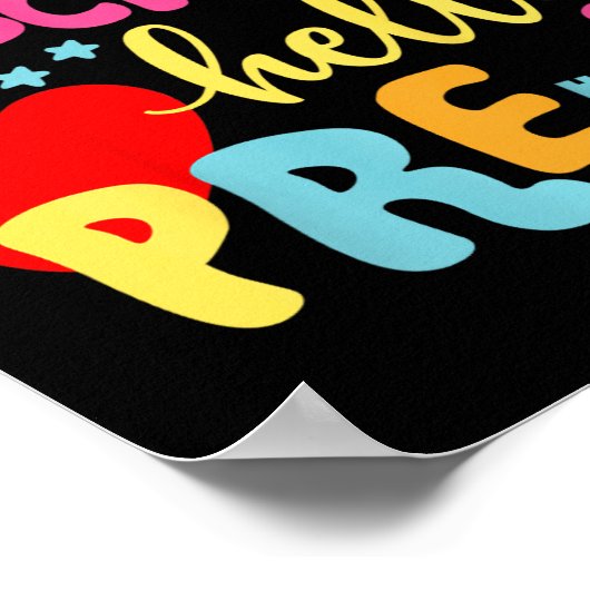 キッズバイヨンプレスクール新学期 ポスター (角)