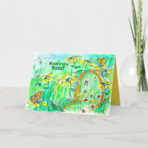 キッズバグボックス昆虫クモハッピーバースデー カード