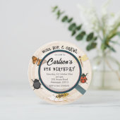 キッズバグボーイ誕生日招待状 招待状 (スタンド正面)