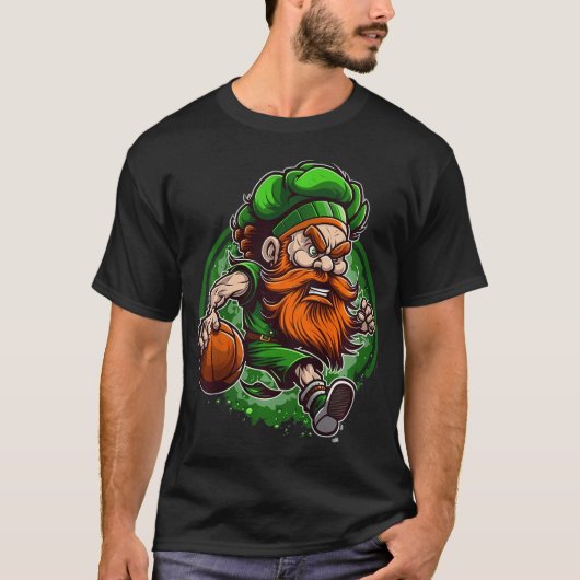 キッズバスケットボールSt patricks dayレプレチャンラッキーB Tシャツ (正面)