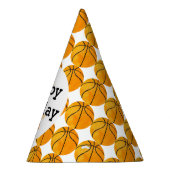 キッズバスケッパーソナライズされたトボールハッピーバースデー パーティーハット (右)