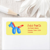 キッズバルーン動物パーティー ラベル (インサイチュ)