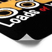 キッズバレンタインのロードのラブホイールローダー子供 ポスター (角)