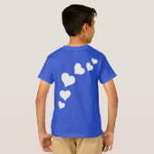 キッズバレンタインオーガニックのシャツTシャツ Tシャツ (裏面フル)