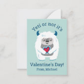 キッズバレンタインディ ノートカード (正面)