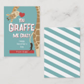 キッズバレンタインデー熱狂するカードをキッズキッズバレンタインデー ノートカード (正面/裏面)