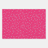 キッズバレンタインデー10代の小さなハート ラッピングペーパーシート (正面2)