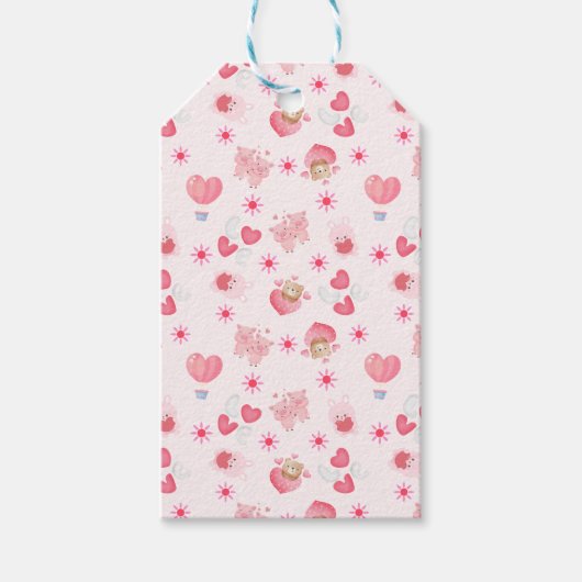 キッズバレンタインデー ギフトタグ (正面)