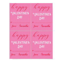 キッズバレンタイン印刷可能カスタムプリントまたはダウンロード