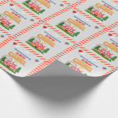 キッズバースデーパーティーサーカスカーニバルテーマ ラッピングペーパー (角)