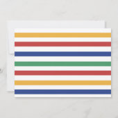 キッズバースデーパーティーパレードでドライブ 招待状 (裏面)