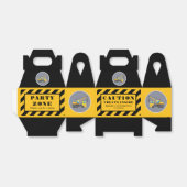 キッズバースデーパーティー建築トラックありがとう フェイバーボックス (折り畳みなし)