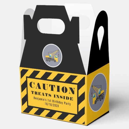 キッズバースデーパーティー建築トラックありがとう フェイバーボックス (オープン)