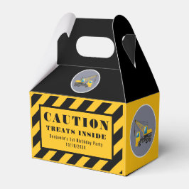 キッズバースデーパーティー建築トラックありがとう フェイバーボックス