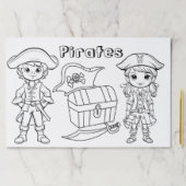 キッズパイレーツカラーリング ペーパーパッド (インサイチュ)
