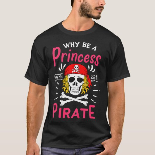 キッズパイレーツプリンセス Tシャツ (正面)
