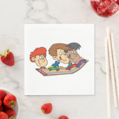 キッズパインウッドダービーカーレース スタンダードランチョンナプキン (インサイチュ)