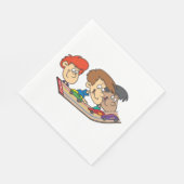 キッズパインウッドダービーカーレース スタンダードランチョンナプキン (角)