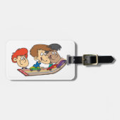 キッズパインウッドダービーカーレース ラゲッジタグ (正面横)