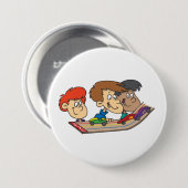 キッズパインウッドダービーカーレース 缶バッジ (正面&裏面)