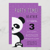 キッズパパーソナライズされたンダかわいい誕生日招待状 招待状 (正面/裏面)