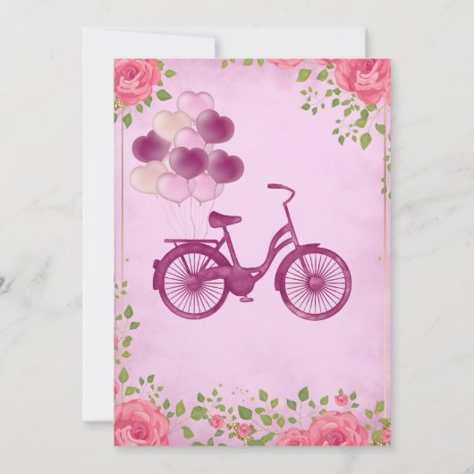 キッズパリバースデーパーティーカスタム 招待状 (裏面)