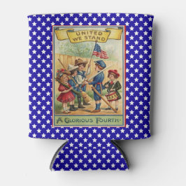 キッズパレード7月4日愛国国旗 缶クーラー