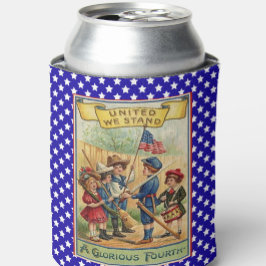 キッズパレード7月4日愛国国旗 缶クーラー