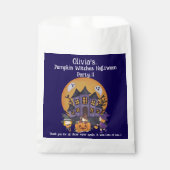 キッズパンプキンウィッチハローウィンパーティ フェイバーバッグ (正面)