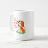 キッズパーカー フーディー コーヒーマグカップ (正面左)