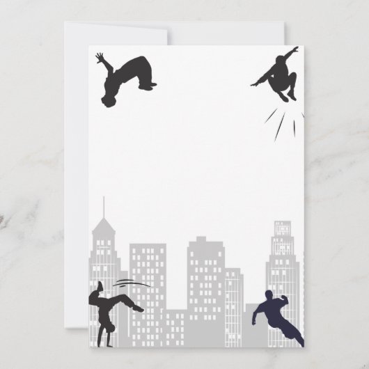 キッズパークアパーティー誕生日 招待状 (裏面)