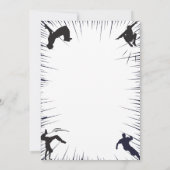 キッズパークアフェスティバルコースパーティー誕生日 招待状 (裏面)