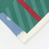 キッズパーソナライズされたクリスマスフリースブランケット フリースブランケット (角)