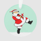 キッズパーソナライズされたクリスマス記念ゲーム オーナメント (正面)