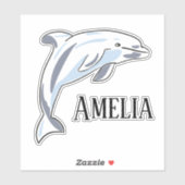 キッズパーソナライズされたドルフィンステッカー シール (シート)