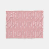 キッズパーソナライズされたフリースブランケット フリースブランケット (正面(横))