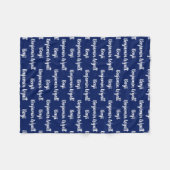 キッズパーソナライズされたフリースブランケット フリースブランケット (正面(横))