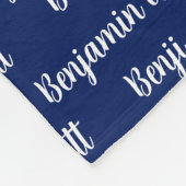 キッズパーソナライズされたフリースブランケット フリースブランケット (角)