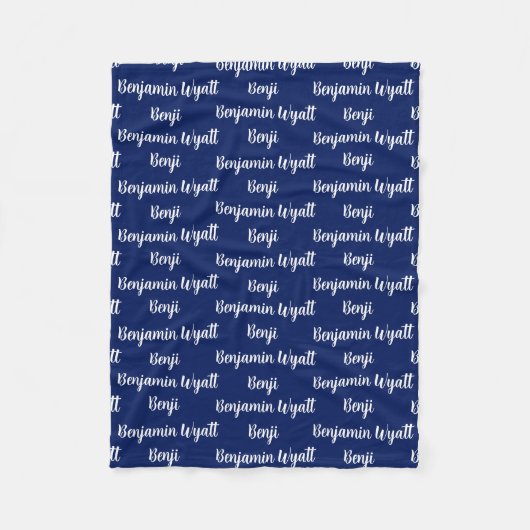 キッズパーソナライズされたフリースブランケット フリースブランケット (正面)