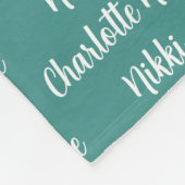 キッズパーソナライズされたフリースブランケット フリースブランケット (角)